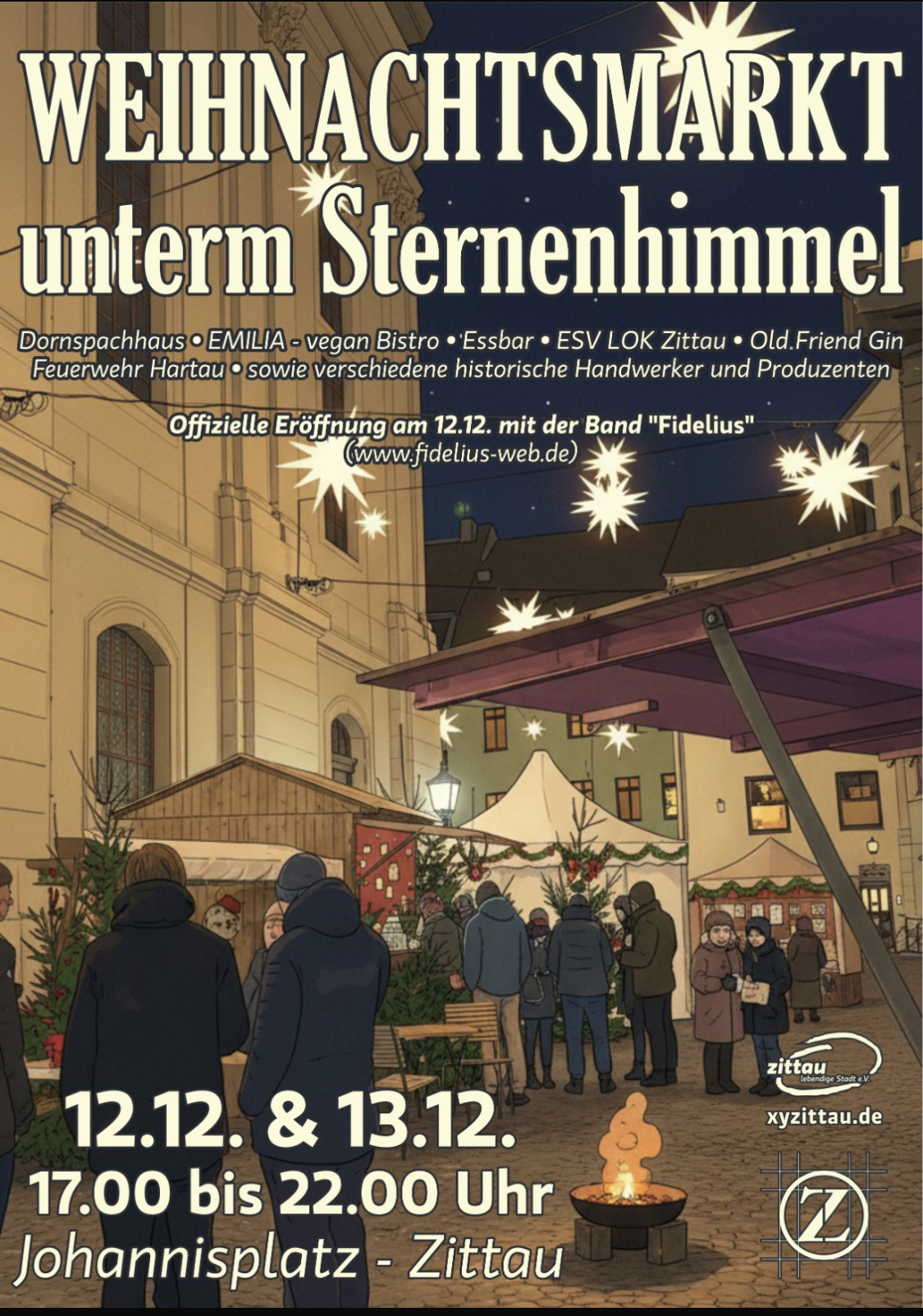 12./13.12. 2025 Weihnachtsmarkt unterm Sternenhimmel