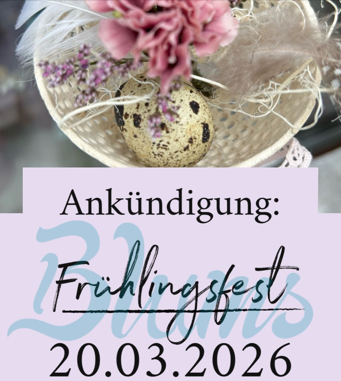 20.03.2026 Blums Frühlingsfest