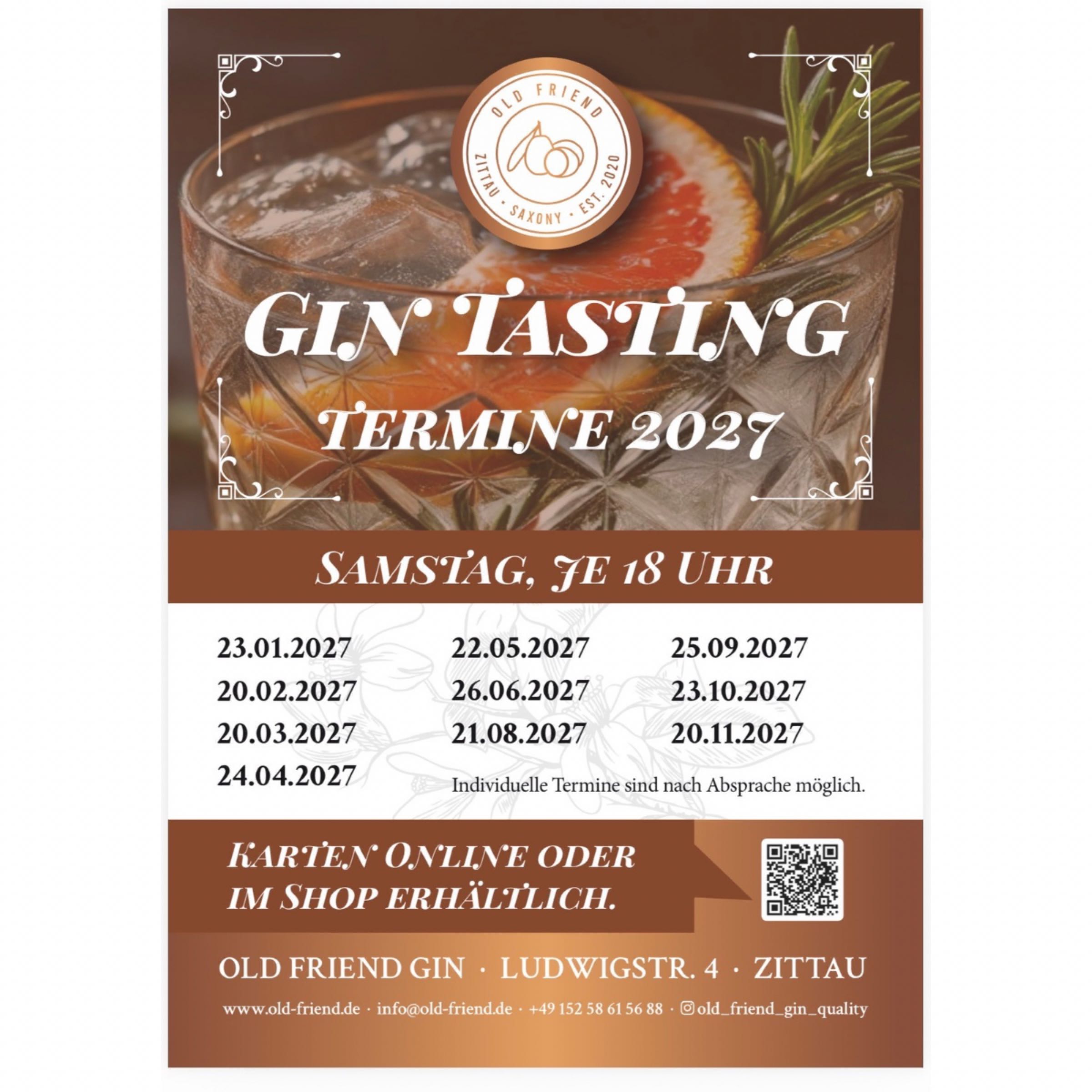 Gin Tasting Termine 2027