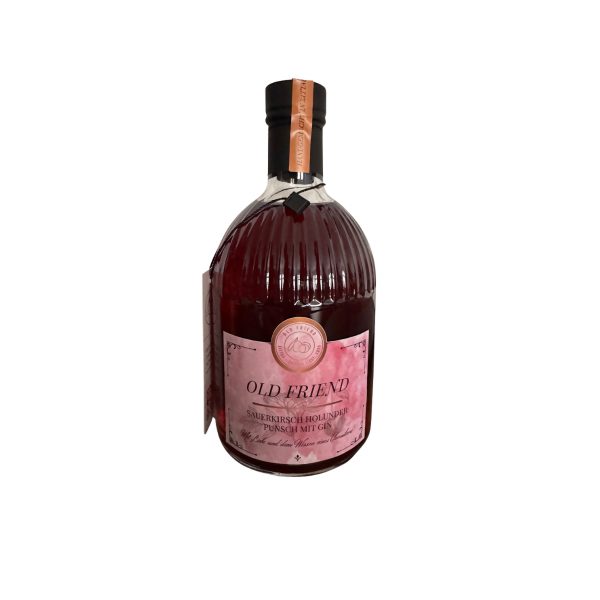 Old Friend Sauerkirsch Holunder Punsch mit Gin 500ml
